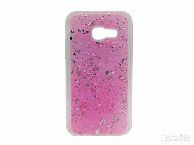 Чехол для Samsung Galaxy A3 накладка (блестки)