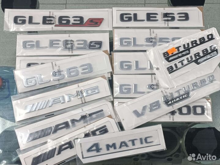 Шильдики на mercedes amg
