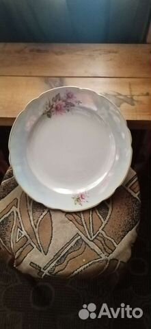 Блюдо перламутровый фарфор