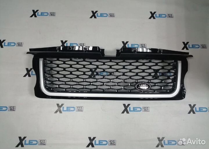 Решетка радиатора Range Rover Sport 2005-09 чёрная