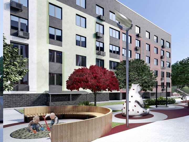 2-к. квартира, 57,4 м², 2/5 эт.