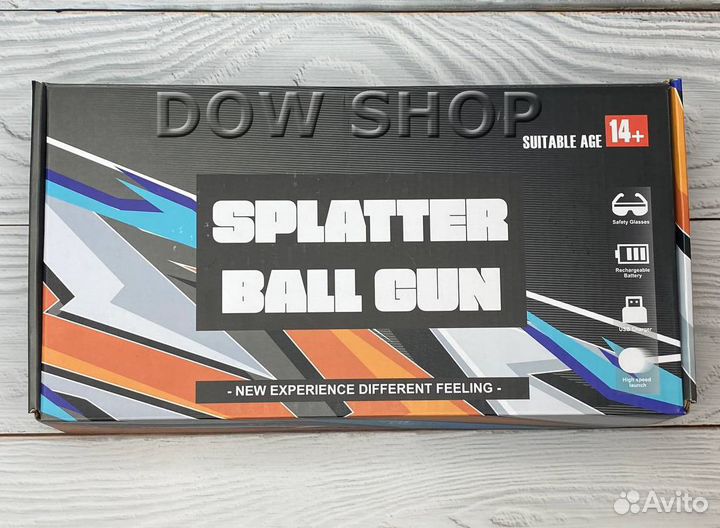 Детский автомат M4 orbeez Синий