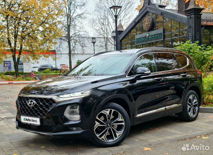 Hyundai Santa Fe 2.2 AT, 2019, 46 281 км