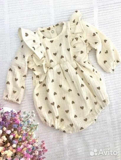 Боди для новорожденных 56-62р