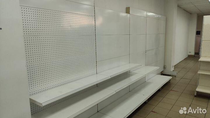 Стеллажи торговые Русь и Микрон