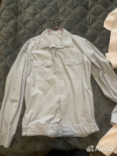 Рубашки мвд голубые и белые