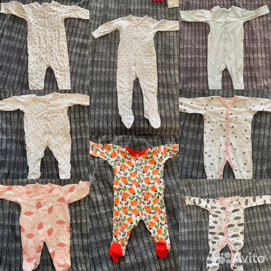 Комбинезоны, слипы 62,68,74