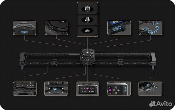 Слайдер моторизованный Zeapon axis 100 Pro