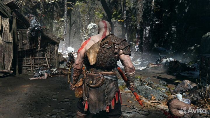 God of War 2018 диск с игрой для PS4