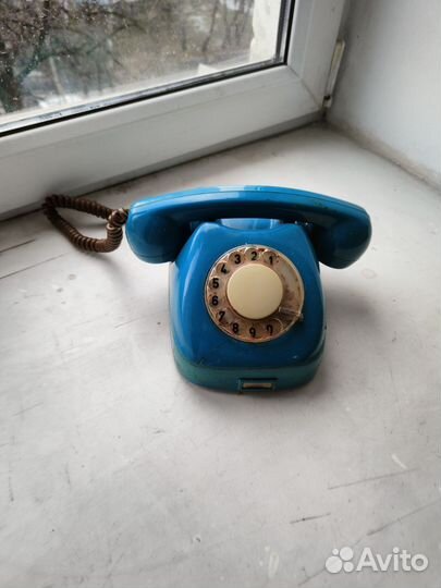 Телефон дисковый винтаж