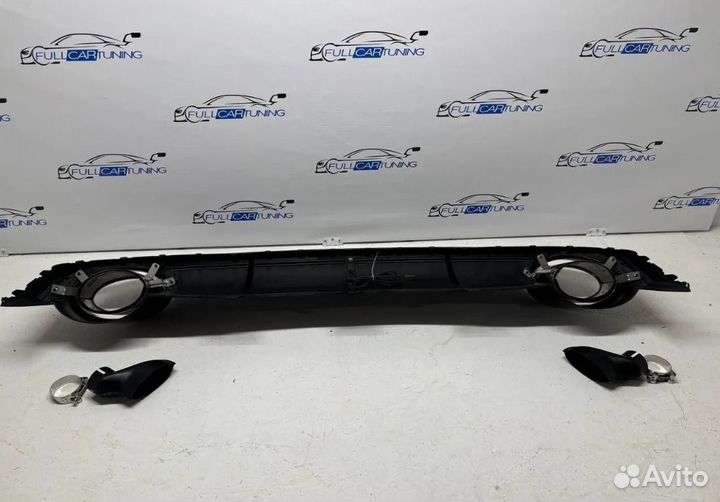 Audi a7 диффузор заднего бампера RS 2010-2014