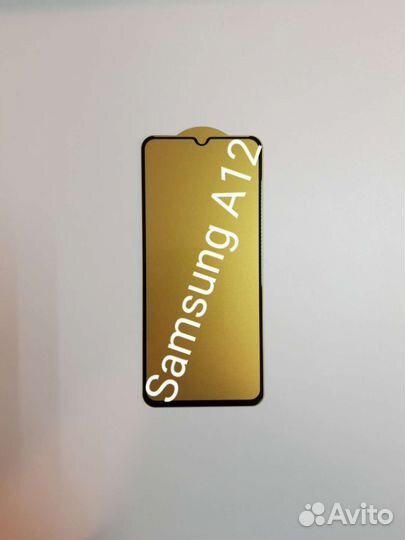 Защитное стекло для Samsung Galaxy A12 + установка