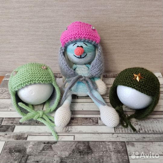 Шапка ушанка для собак мелких пород