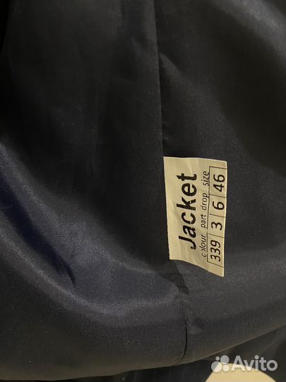 Мужской костюм тройка 46