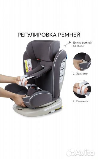 Автокресло от 0 до 36 с isofix Happy Baby Unix