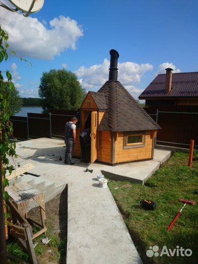 Гриль домик