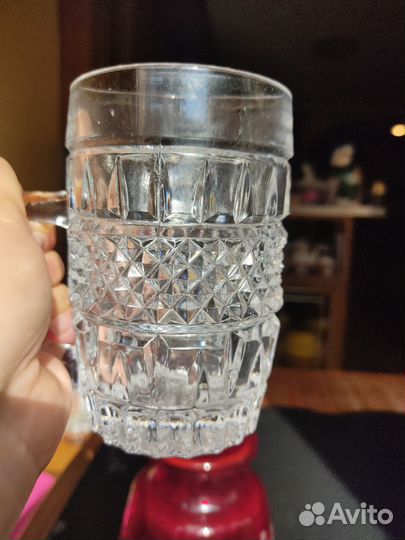 Кружка пивная 0.33 хрусталь Чехия