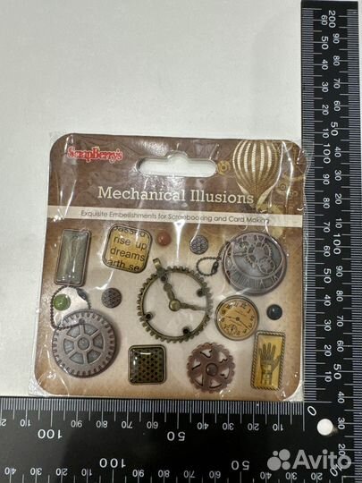 Стимпанк брадсы металлические для творчества