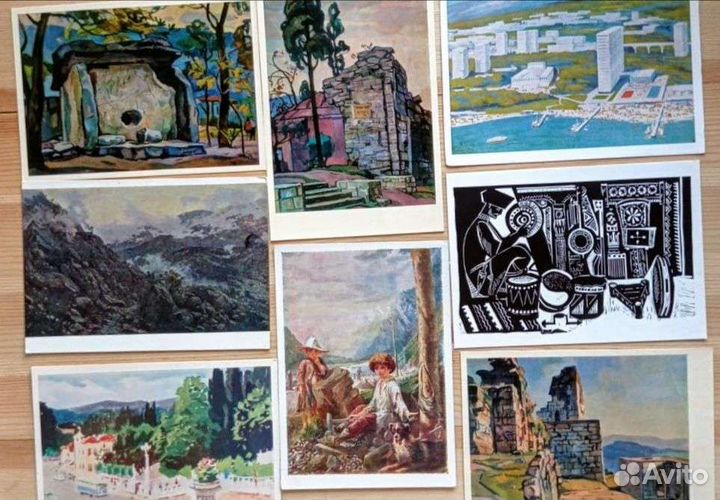 Кавказ, 39 открыток, 50-80е годы