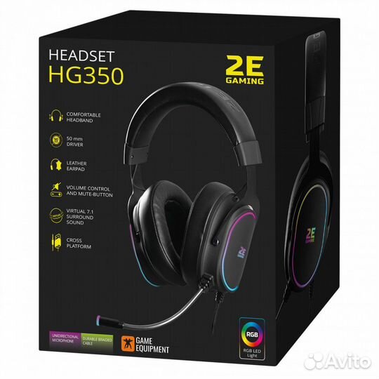 Наушники 2E gaming HG350 RGB 521158