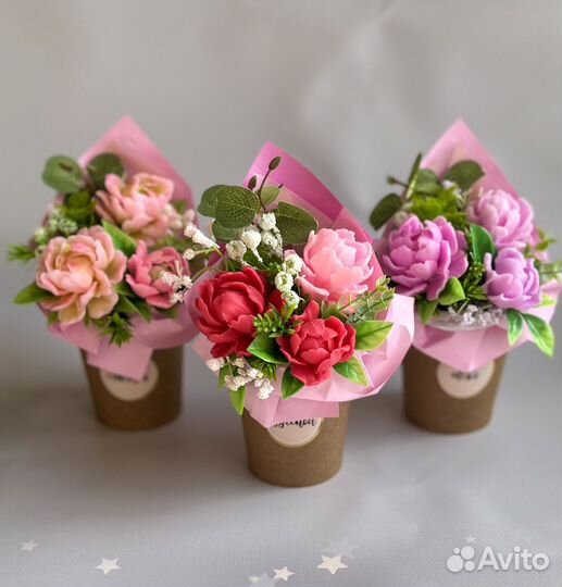 Букет мыло ручной работы