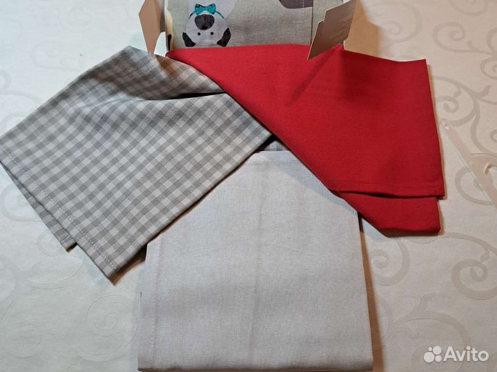 Набор кухонных полотенец с собаками