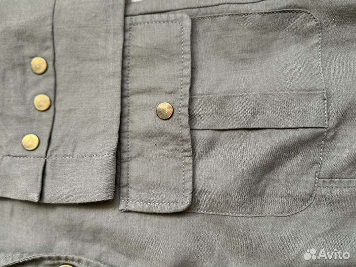 Костюм миллитари лен