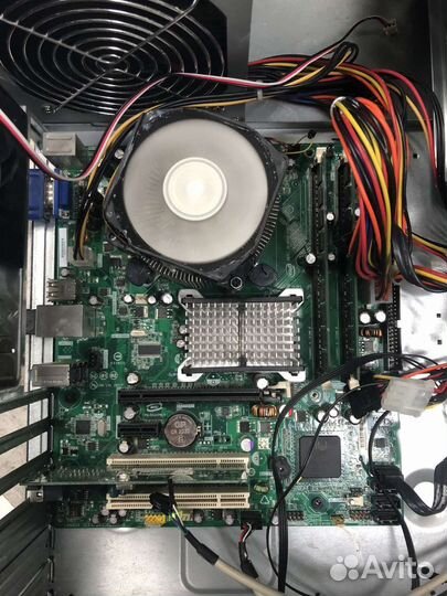 Материнская плата intel G31+cpu lga 775