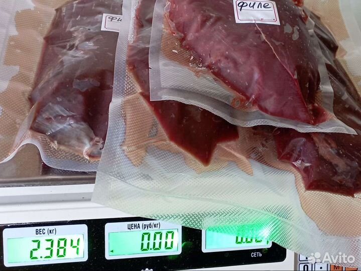 Мясо свежемороженое - оленина (в ассортименте)