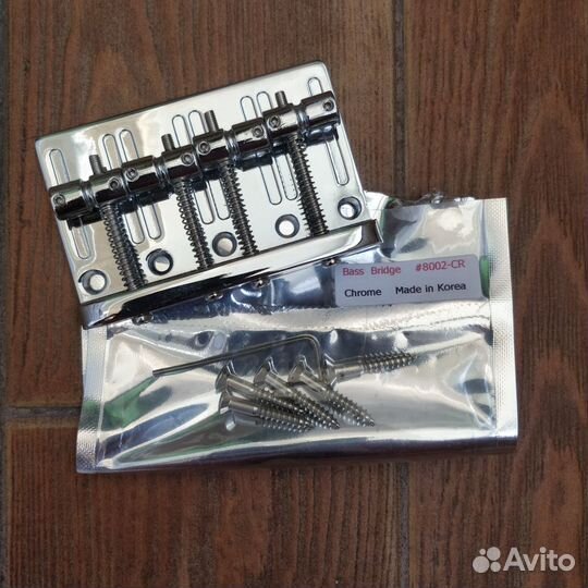 Новый бридж для бас-гитары под 4 струны типа Gotoh