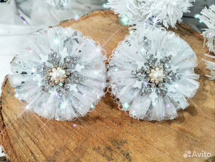 Резиночки для волос ручной работы