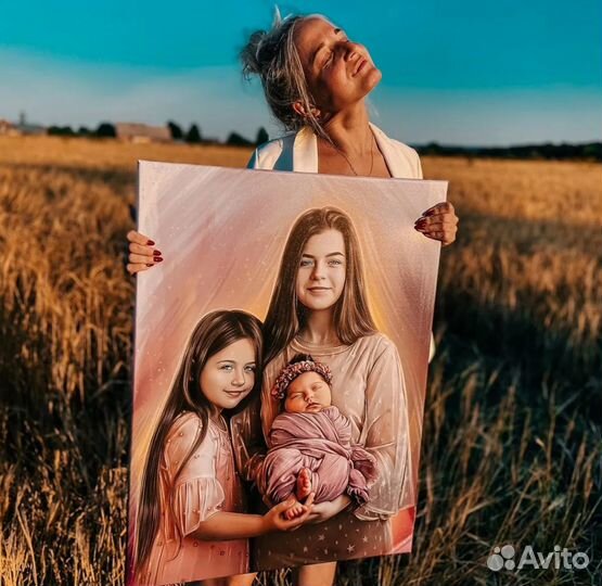 Портрет по фото в подарок