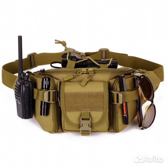 Тактическая поясная сумка для рыбалки охоты