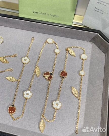 Колье van cleef lucky spring