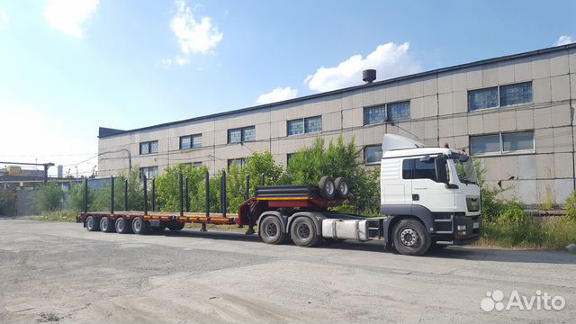 Полуприцеп трал (тяжеловоз) Saab 9891, 2023