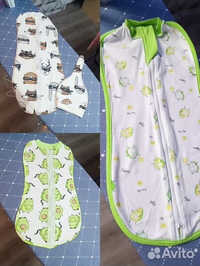Пеленка-кокон (конверт для пеленания) 56-62 размер