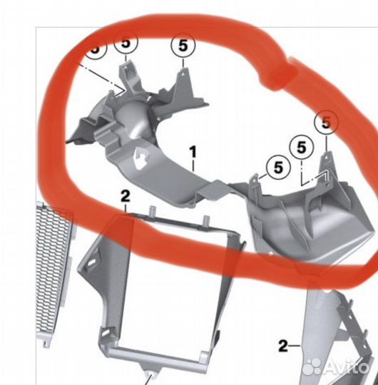 Перегородка вилки