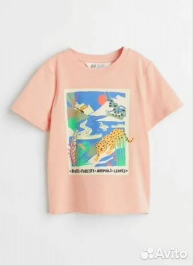 Футболка девочке hm 122,128