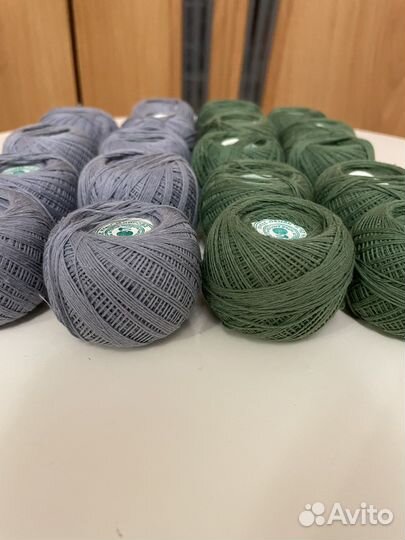 Пряжа хлопчатобумажная для вязания