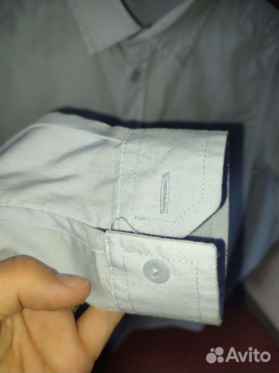 Рубашка Futurino голубая р. 128