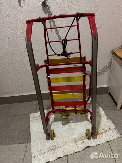 Санки с колесами ника