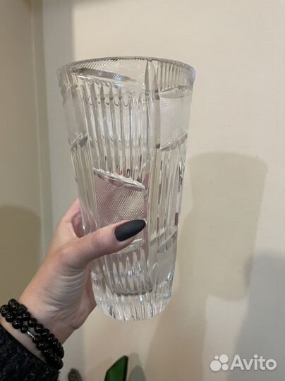 Ваза для цветов хрустальная СССР