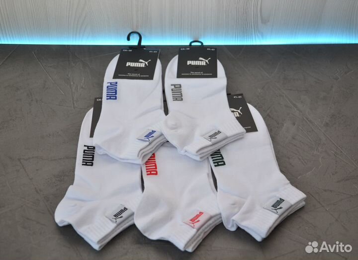 Мужские носки puma короткие 8 пар