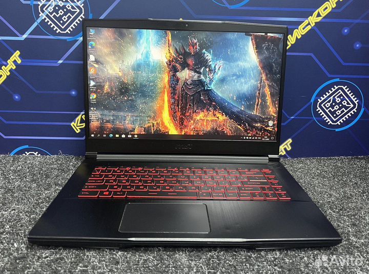 Ноутбук MSI (i7-8750H/16/256+1/gtx1050ti 4GB)