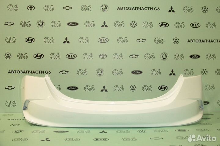 Бампер задний белый Solaris 2020 - 2024 год