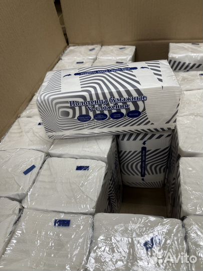 Бумажные подотенца V сложения 2 х слой