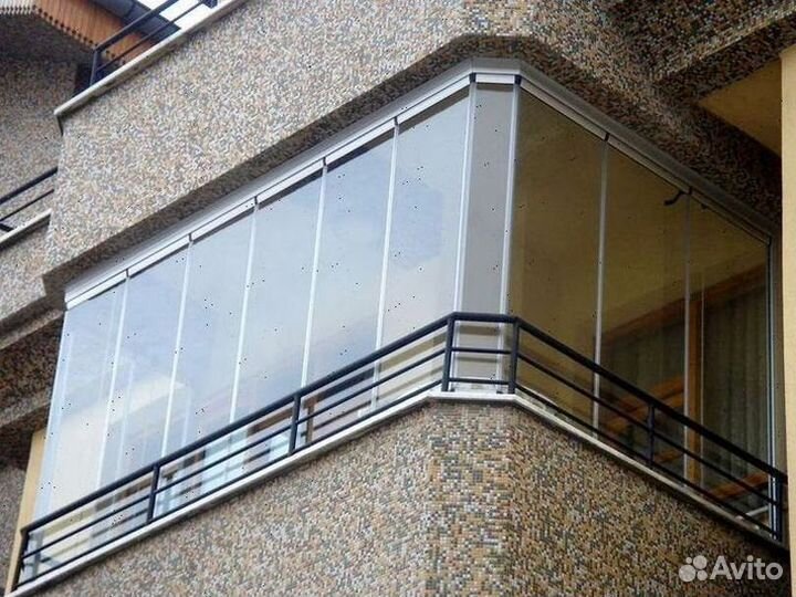 Пластиковые балконы под ключ
