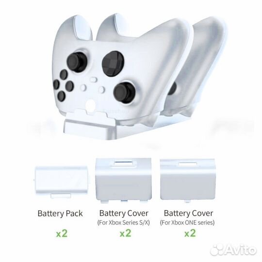 Док станция + аккумуляторы xbox one / series s x