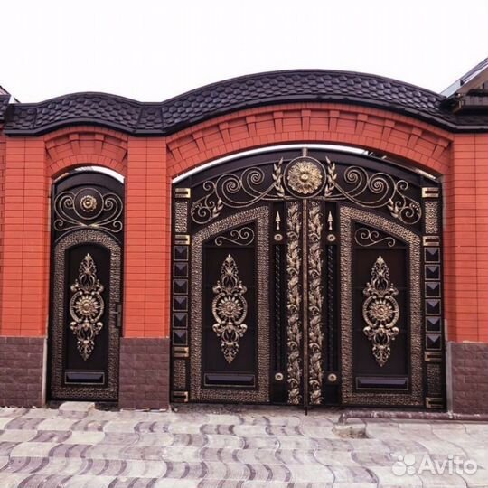 Кованые ворота