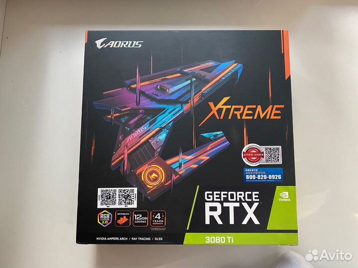 Новая Rtx 3080ti aorus xtreme waterforce 12G